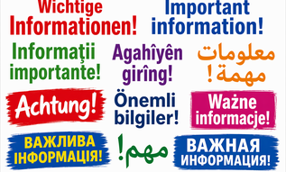 Informationsflyer für Anwohnerinnen und Anwohner